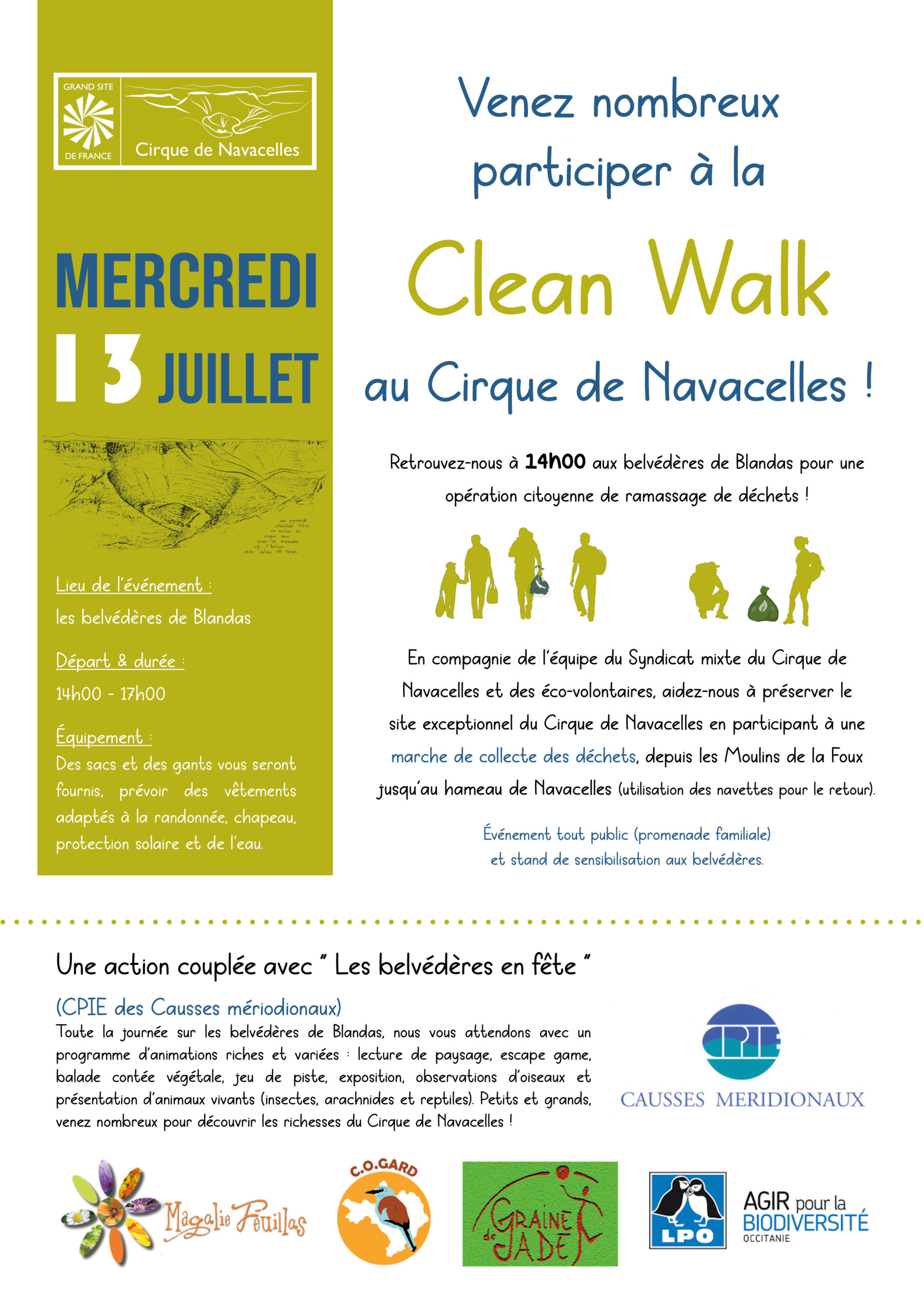 Participez à une Clean Walk mercredi 13 Juillet